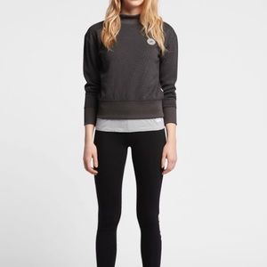 Converse shield mock neck crew sweatshirt